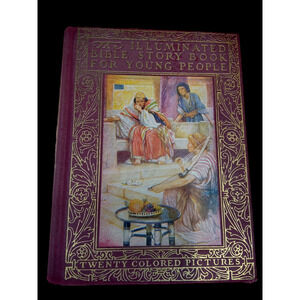 The Illuminated Bible Story Book For Young People 1927 Twenty Colored Pictures